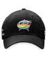 ფოტო #3 პროდუქტის Men's Black Columbus Blue Jackets Team Logo Pride Adjustable Hat