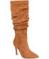 Фото #1 товара Women's Sarie Wide Calf Ruched Stiletto Boots
