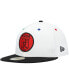 Фото #3 товара Men's White, Black Kansas City Royals Primary Eye 59FIFTY Fitted Hat