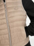 Scalpers Gstaad quilted vest in taupe