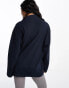 Фото #8 товара ASOS DESIGN long sleeve half zip t-shirt in navy