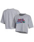 ფოტო #1 პროდუქტის Women's Gray Florida Gators Boyfriend Cropped T-shirt