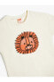 4SMB10157TK Koton Erkek Bebek T-shirt EKRU