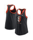 Фото #1 товара Women's Black San Francisco Giants Tech Tank Top