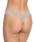 Signature Lace Low Rise Thong Underwear