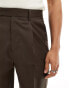 Фото #4 товара ASOS DESIGN smart co-ord wide cargo trouser with pocket detailing in brown