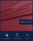 Solid Cotton Percale 3 Piece Sheet Set, Twin