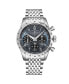 ფოტო #1 პროდუქტის Men's Megalos Silver-tone Stainless Steel , Blue Dial , 51mm Round Watch