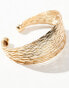 Accessorize multi layer cuff in gold