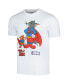 Фото #3 товара Men's White Tom and Jerry Superman T-Shirt