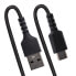 Фото #5 товара StarTech.com 1m USB A to C Charging Cable - Coiled Heavy Duty Fast Charge & Sync - High Quality USB 2.0 A to USB Type-C Cable - Rugged Aramid Fiber - Durable Male to Male USB Cable - 1 m - USB A - USB C - USB 2.0 - 480 Mbit/s - Black