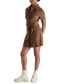 ფოტო #4 პროდუქტის Women's Jolene Faux-Suede Shirtdress