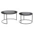 Set of 2 tables DKD Home Decor Black Metal Aluminium 76 x 76 x 44 cm