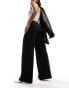 River Island wide leg trouser in black