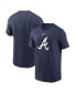 ფოტო #1 პროდუქტის Men's Navy Atlanta Braves 2022 Gold Program Logo T-shirt