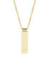 ფოტო #20 პროდუქტის Maisie Initial Gold-Plated Pendant Necklace