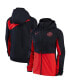 Women's Black Portland Thorns FC All-Weather Raglan Performance Full-Zip Hoodie Jacket M - фото #1