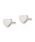 ფოტო #3 პროდუქტის Stainless Steel Polished Heart Earrings
