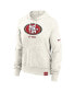 ფოტო #2 პროდუქტის Women's Cream San Francisco 49ers Gym Vintage-like Logo Pullover Hoodie