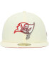 Men's Cream Tampa Bay Buccaneers Chrome Color Dim 59FIFTY Fitted Hat