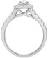 ფოტო #6 პროდუქტის Diamond Halo Bridal Set (1 ct. t.w.) in 14k White, Yellow or Rose Gold