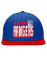 Men's Blue, Red New York Rangers Heritage Retro Two-Tone Snapback Hat