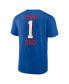 Фото #2 товара Men's Royal New York Giants 1 Dad T-Shirt