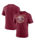 ფოტო #4 პროდუქტის Men's Heathered Burgundy Washington Commanders Sporting Chance T-shirt