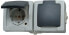 Фото #1 товара Heinrich Kopp Kopp 137056002 - CEE 7/3 - 2 module(s) - CEE 7/4 - Black,Grey - 250 V - 16 A