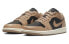 Jordan Air Jordan 1 Vachetta "Tan" 减震防滑耐磨 低帮 复古篮球鞋 女款 棕黑色 / Кроссовки Jordan Air Jordan DC0774-201