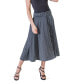 Фото #4 товара Women's Pleated Pocket Midi Skirt