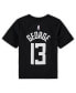 ფოტო #4 პროდუქტის Preschool Boys and Girls Paul George Black LA Clippers Statement Edition Name and Number T-shirt