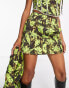 Фото #6 товара COLLUSION twill mini skirt in camo print co-ord