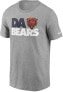 Фото #2 товара Men's Heathered Gray Chicago Bears Hometown Collection Da Bears T-Shirt