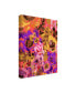 Karen Fields Warm Abstract Floral I Canvas Art - 15" x 20"