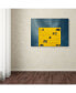 Vladi Garcia 'Yellow And Blue' Canvas Art - 24" x 18" x 2"
