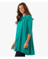 Фото #3 товара Women's 3/4 Sleeve Button-Front Cotton Poplin Shirt Top Tiburon Tunic Icon