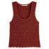 ფოტო #1 პროდუქტის SCOTCH & SODA Relaxed Fit Pointelle sleeveless T-shirt