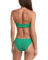 Hunza G 2Pc Jean Bikini Set Women's Green Os