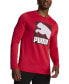 Фото #1 товара Men's All In Regular-Fit Logo Graphic Long-Sleeve T-Shirt