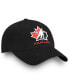 ფოტო #2 პროდუქტის Men's Black Hockey Canada Core Adjustable Hat