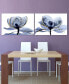 Golden-Tone Midnight 1 2 Frameless Free Floating Tempered Glass Panel Graphic Wall Art, 32" x 48" x 0.2" Each