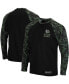 Фото #1 товара Men's Black Gonzaga Bulldogs OHT Military-Inspired Appreciation Camo Raglan Long Sleeve T-shirt
