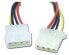 Фото #1 товара InLine Fan Cable Extension 4pin Molex male/female 0,30m
