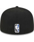 ფოტო #3 პროდუქტის Men's Black Golden State Warriors Checkerboard UV 59FIFTY Fitted Hat