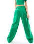 Adidas Originals firebird track pants in green grün, XS - фото #4