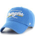 ფოტო #1 პროდუქტის Women's Powder Blue Los Angeles Chargers Sidney Clean Up Adjustable Hat
