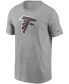 Фото #2 товара Men's Heathered Gray Atlanta Falcons Primary Logo T-shirt