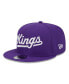 Фото #2 товара Men's Black Sacramento Kings Side Logo 9FIFTY Snapback Hat