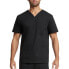 Фото #1 товара Scrubstar Tuck In Scrub Top Men 3X Black Core Essentials Stretch V-Neck Pullover